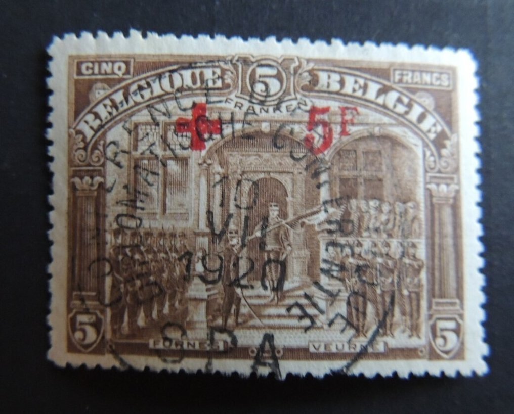 比利时 1918 - 红十字系列 Cob # 150/163 c/v 1650 € #3.2