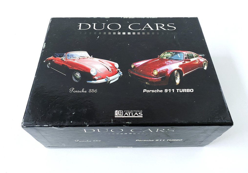 Duo Cars – 1:43 - Porsche 356 Speedster + Porsche 911 (930) Turbo - Modellbil (2) #1.0
