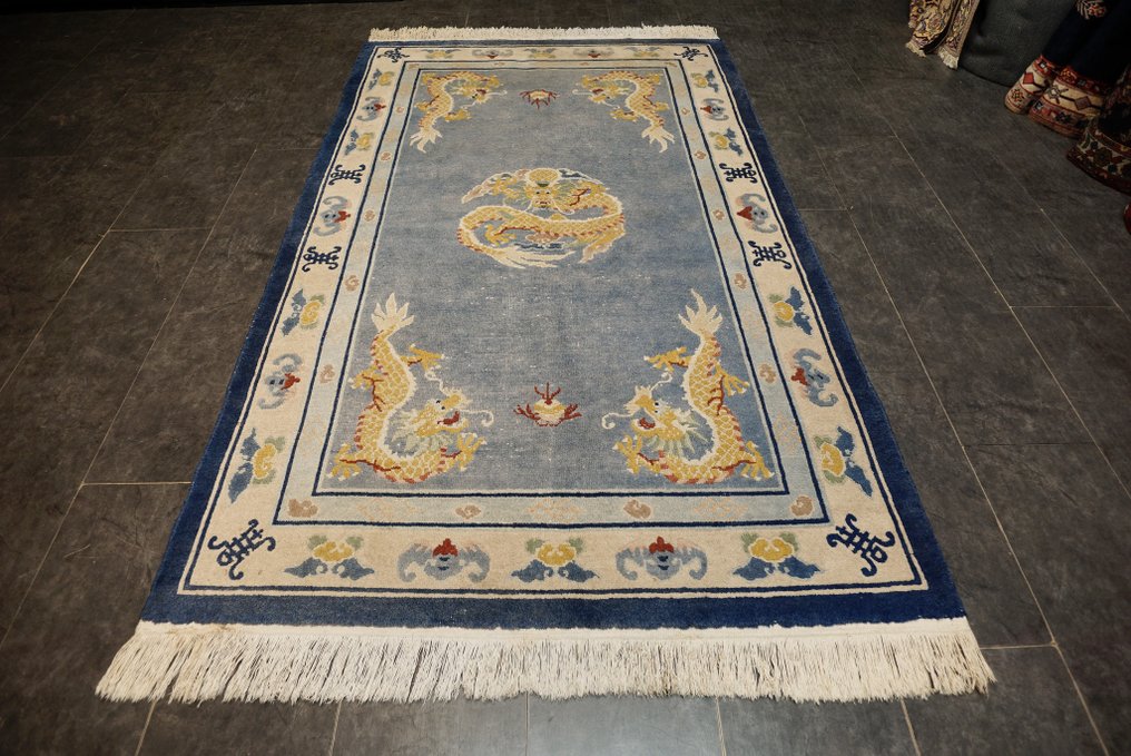 Κινεζικό μοτίβο δράκων - Χαλί - 245 cm - 158 cm #1.0