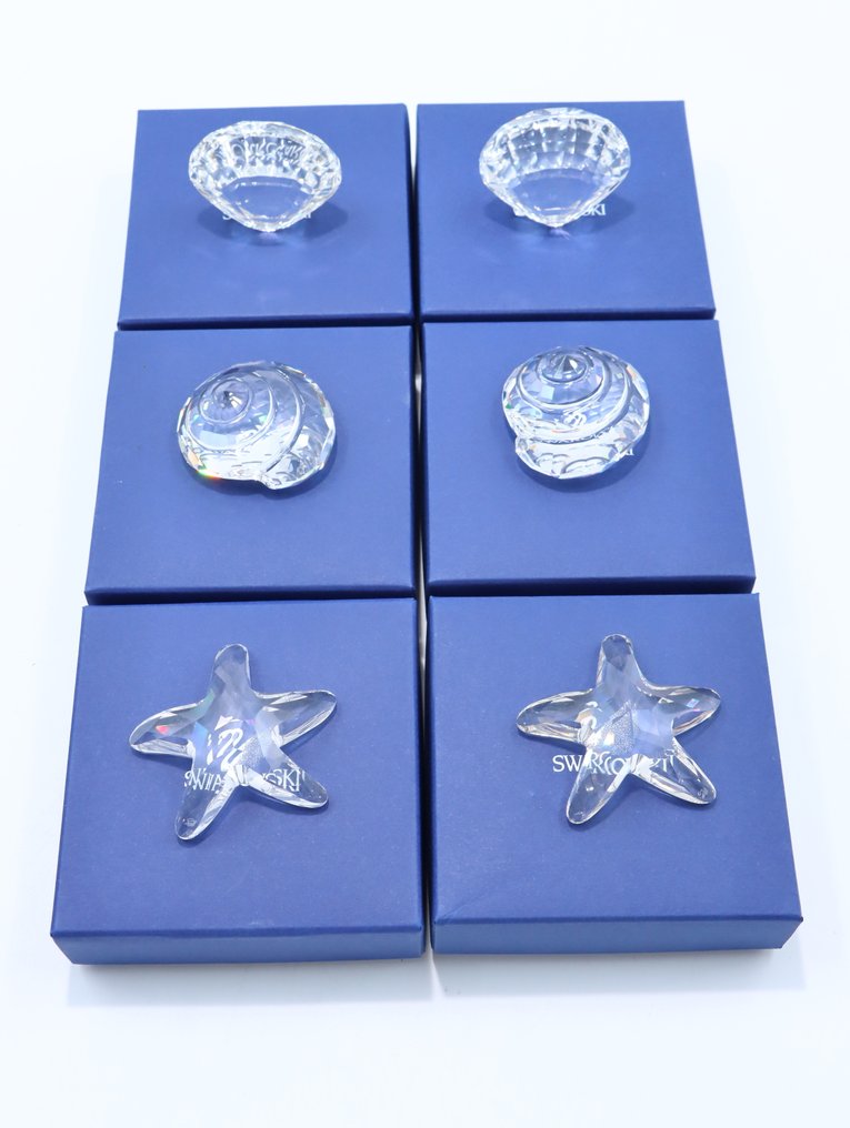Φιγούρα - Swarovski - Set met diverse zeestukjes (Boxed)  (6) - Κρύσταλλο #1.0