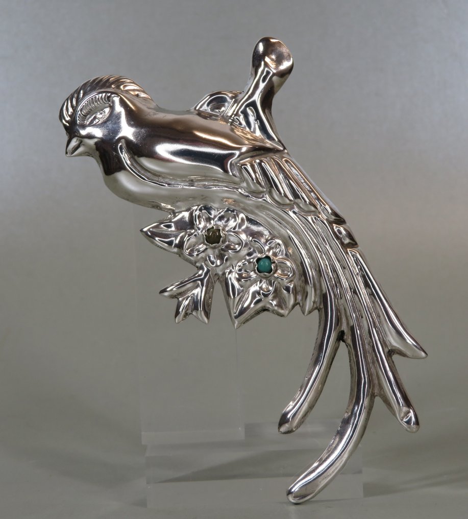 Ingen mindstepris - Broche Sølv - XXL Paradijsvogel #1.0