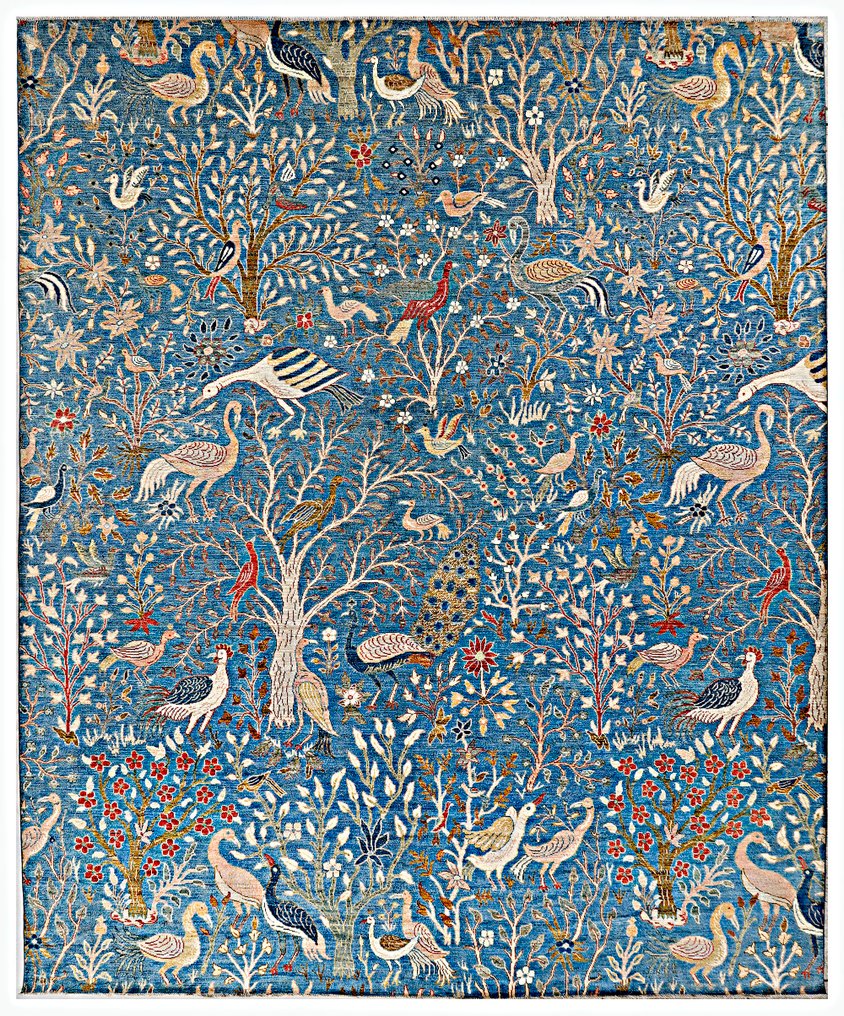 Afghan, Stor unik håndknyttet billedteppe av høy kvalitet med premium ull. - Teppe - 465 cm - 380 cm - Ny håndlaget designertepppe #1.0