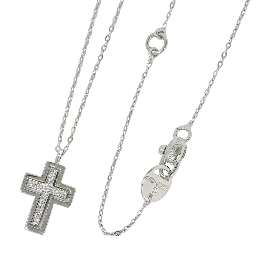 Damiani - Κολιέ - Belle Epoque - 18 καράτια Λευκός χρυσός Διαμάντι (Φυσικό)  #1.0