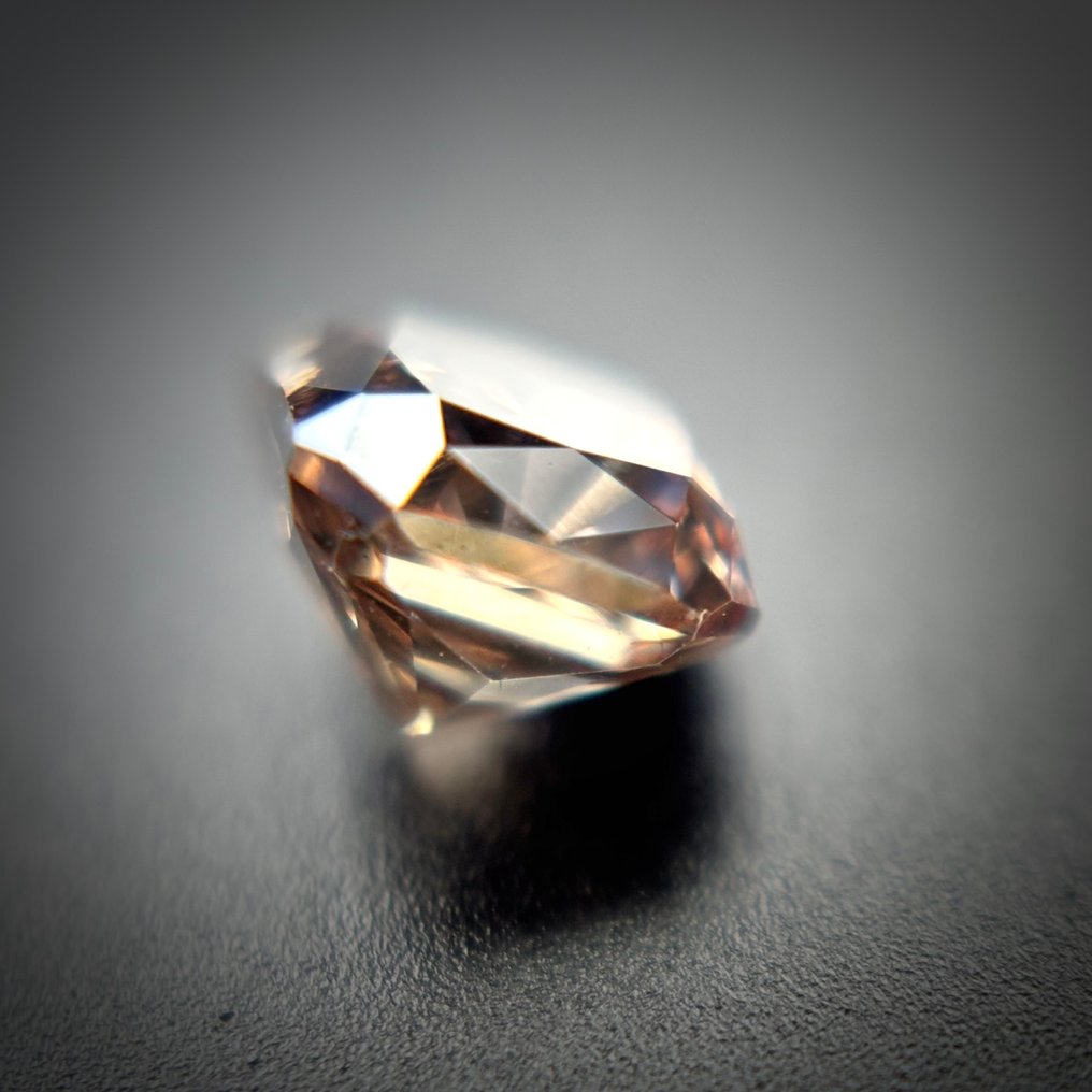 χωρίς τιμή ασφαλείας - 1 pcs Διαμάντι (Φυσικού χρώματος) - 0.32 ct - Ράντιαν - Fancy Καφέ Ροζ - I2 - Antwerp Laboratory for Gemstone Testing (ALGT) #4.3