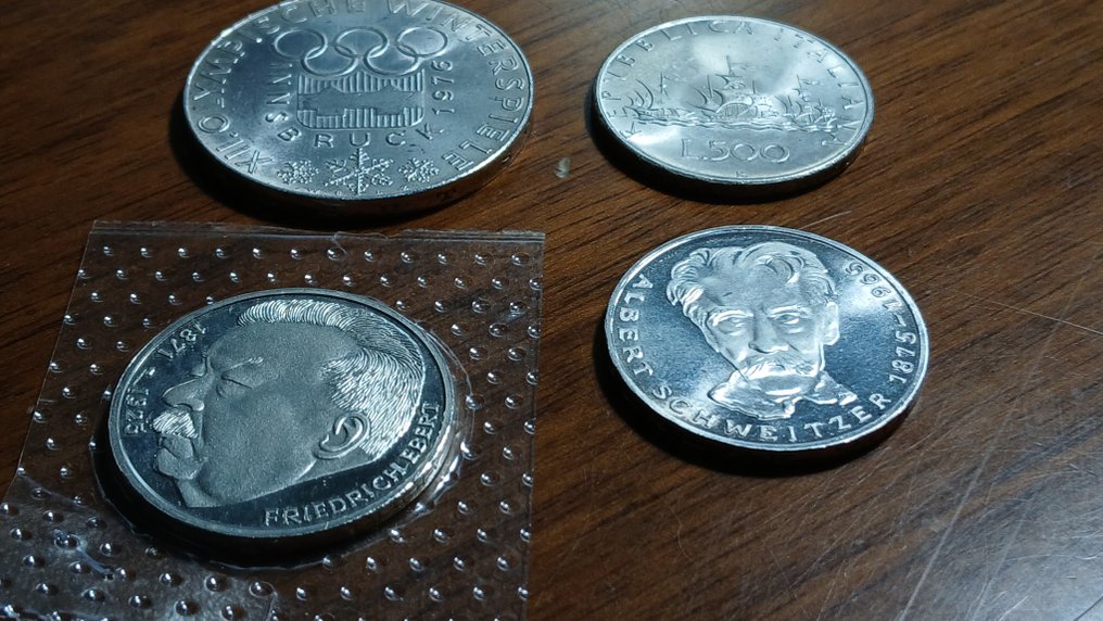 Europa. Lot of 4 coins: various denominations XX cent.  (Zonder minimumprijs) #2.1