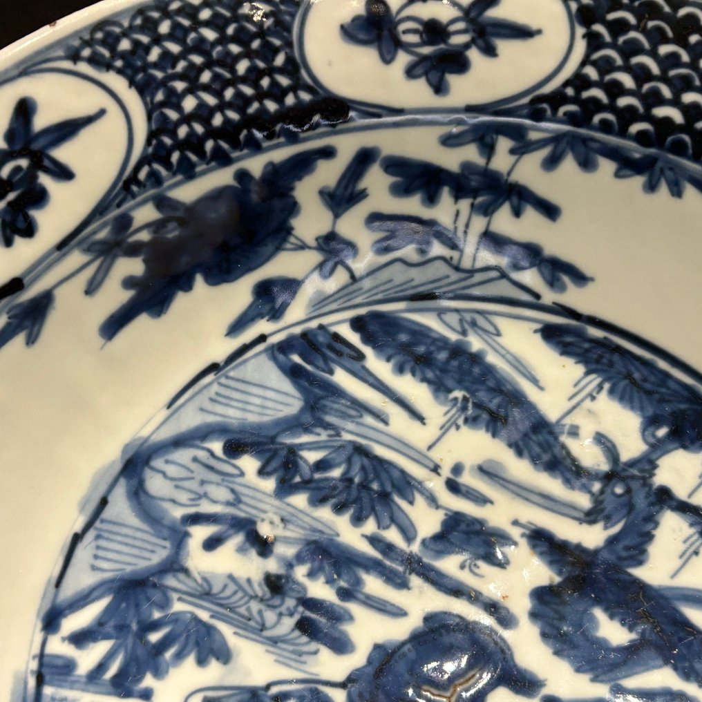 大盘子 - 瓷 - Ming Swatow schotel #2.1
