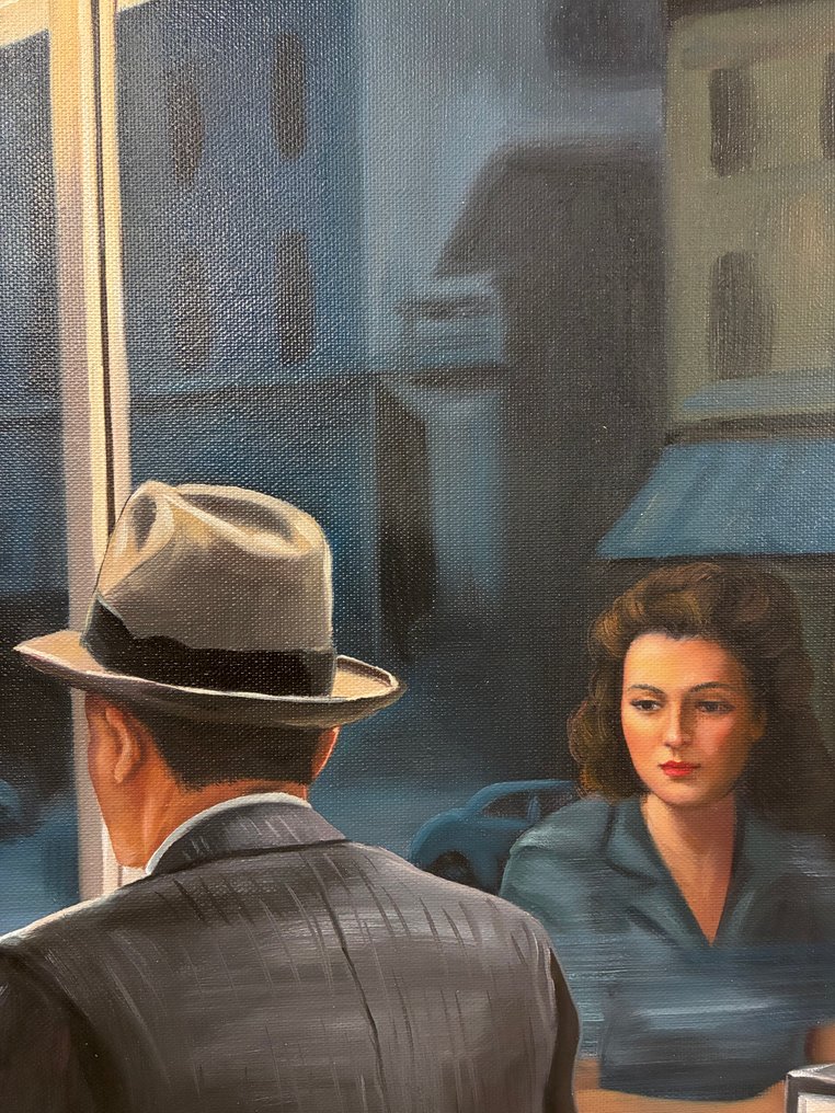 Le Yack - Midnight café - Handmade! - unique work #2.1