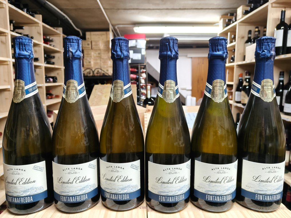 2021 Fontanafredda, Limited Edition - Alta Langa Brut - 6 Pullot (0.7 L) #1.0