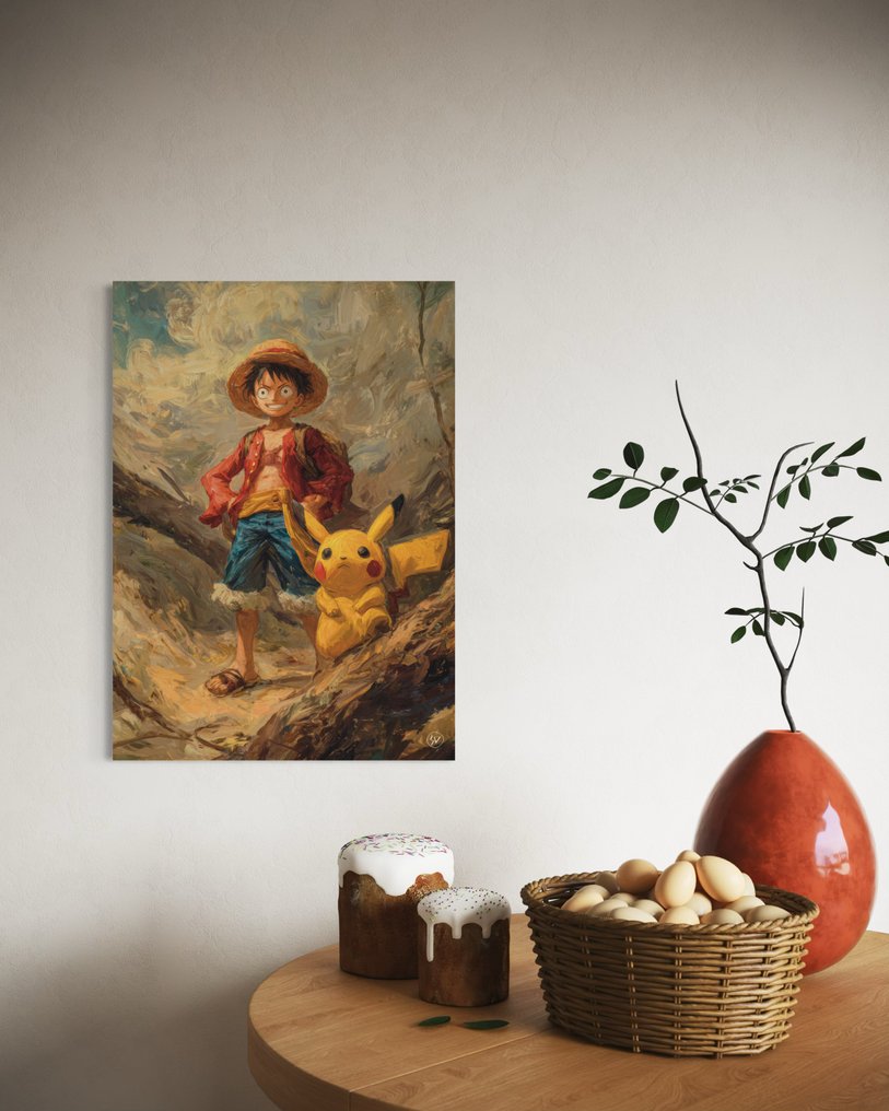 SDIMART 1996 - Pikachu and Luffy One Piece Limited Edition #4.3