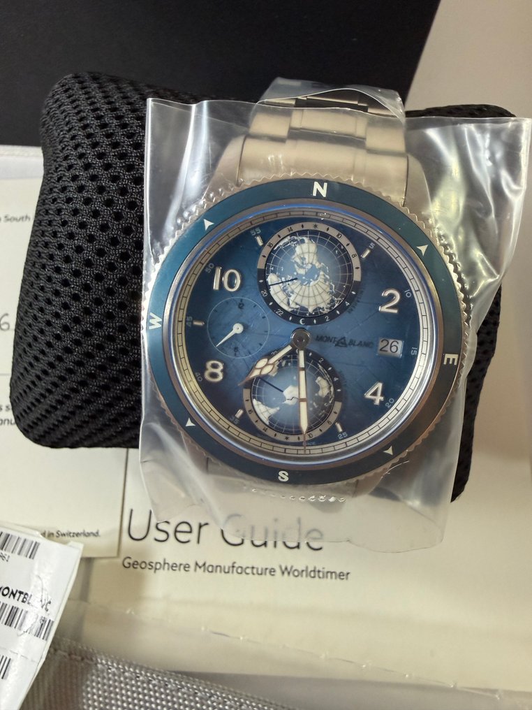 Montblanc - 1858 Geosphere 0 Oxygen South Pole Exploration Limited Edition - 1990 pieces - 130961 - Men - 2023 #1.0