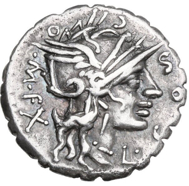 Ρωμαϊκή Δημοκρατία. L. Licinius Crassus (118 BC). Denarius #1.0