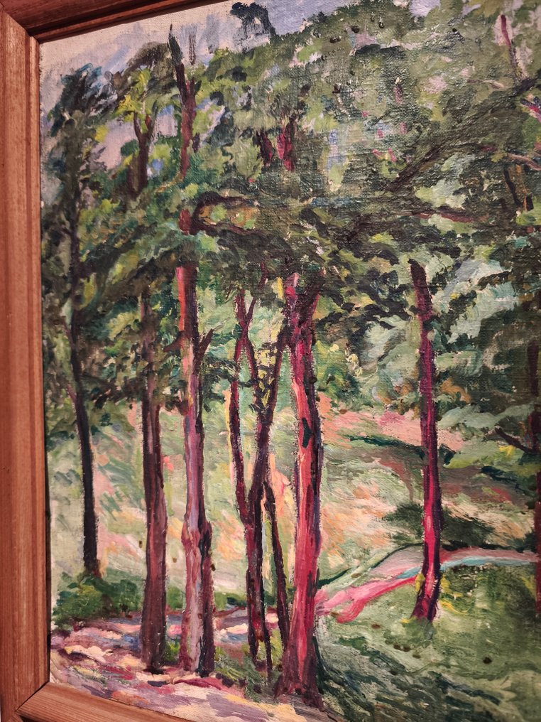 Elisabeth Merlicek (1911-1988) - Bäume am Stadtrand #3.2