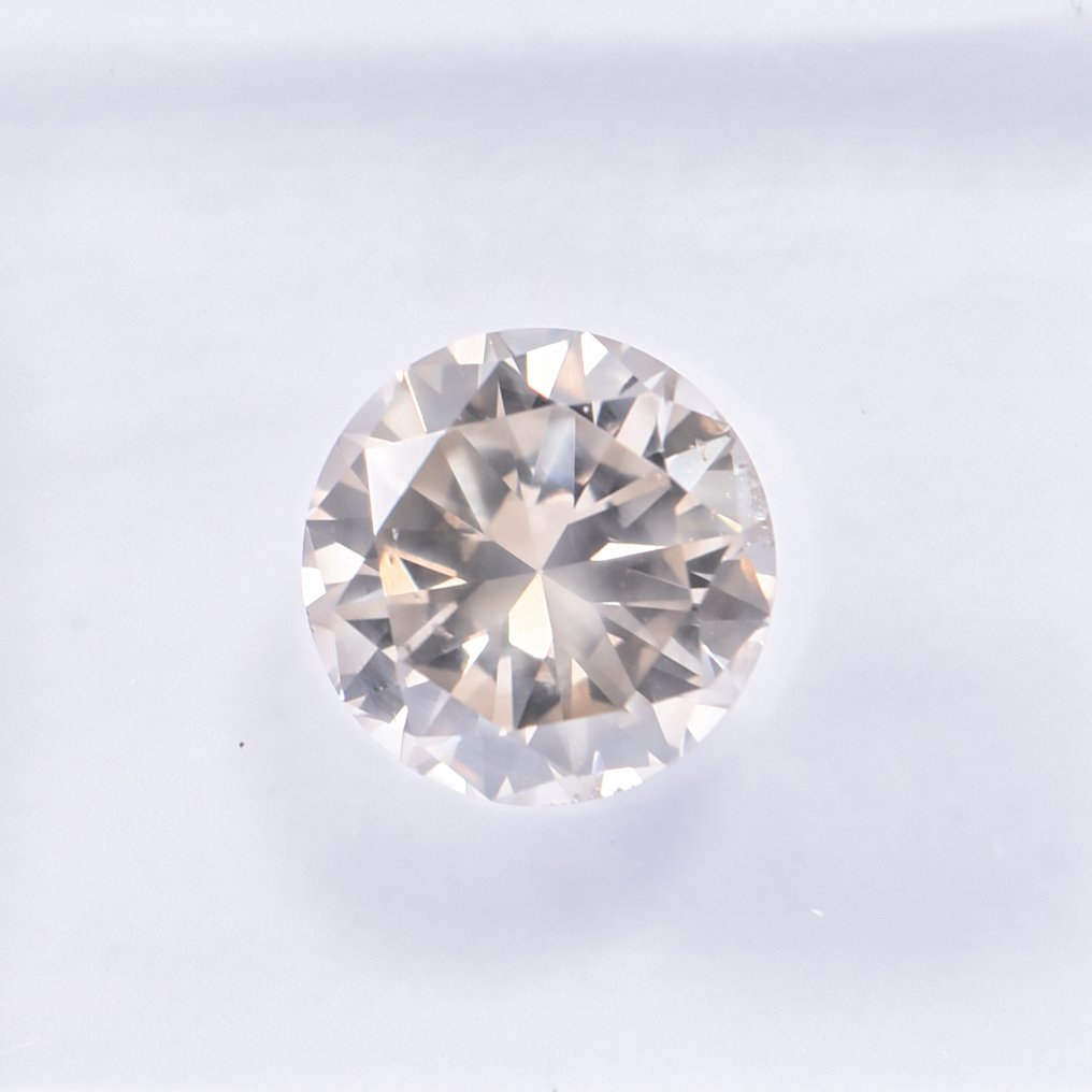 没有保留价 - 1 pcs 钻石  (天然色彩的)  - 1.01 ct - 圆形 - Fancy 稍帶棕色的, 稍帶灰色的 黄色 - SI2 微内含二级 - 国际宝石研究院（IGI） - VG #3.2