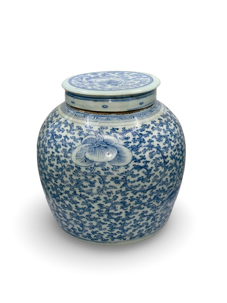 dekselvaas - Porselein - China - Qing Dynastie (1644-1911) - Qing Dynastie (1644-1911)  (Zonder minimumprijs) #1.0