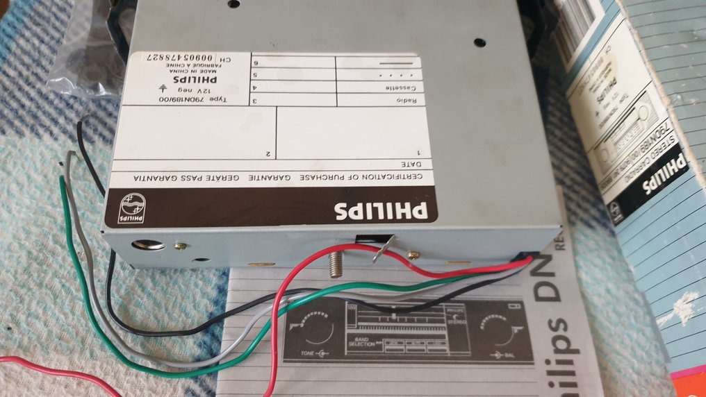 Philips - Philips Stereo New Old Stock Bilradio #3.2