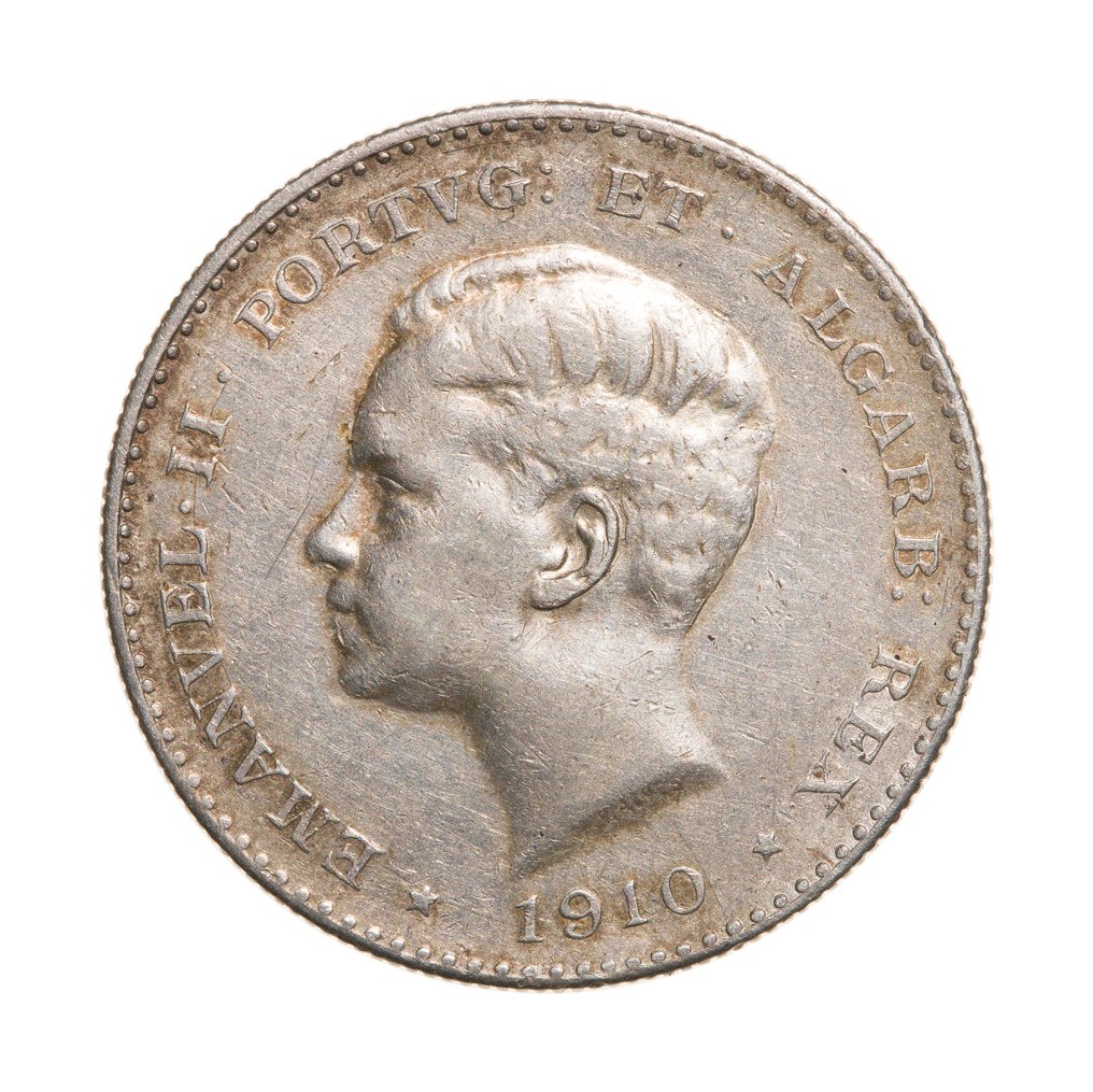 Πορτογαλία. D. Manuel II (1908-1910). 1000 Reis 1910 - Centenário da Guerra Peninsular (χωρίς τιμή ασφαλείας) #1.0