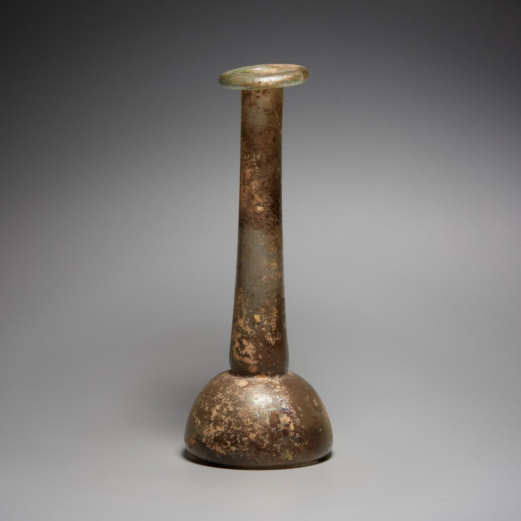 Αρχαία Ρωμαϊκή Γυαλί Άγαλμα. 3ος αιώνας μ.Χ. Ύψος 17 εκ. #1.0