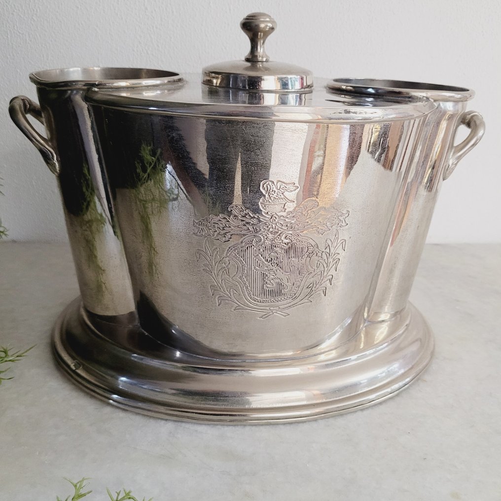 Art Deco, Wijn-/Champagnekoeler, 1970 - 酒柜 - 钢 #2.1