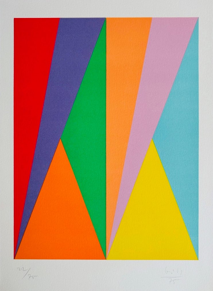 Max Bill (1908-1994) - Hommage à San Lazzaro - Lithographie originale signée #1.0