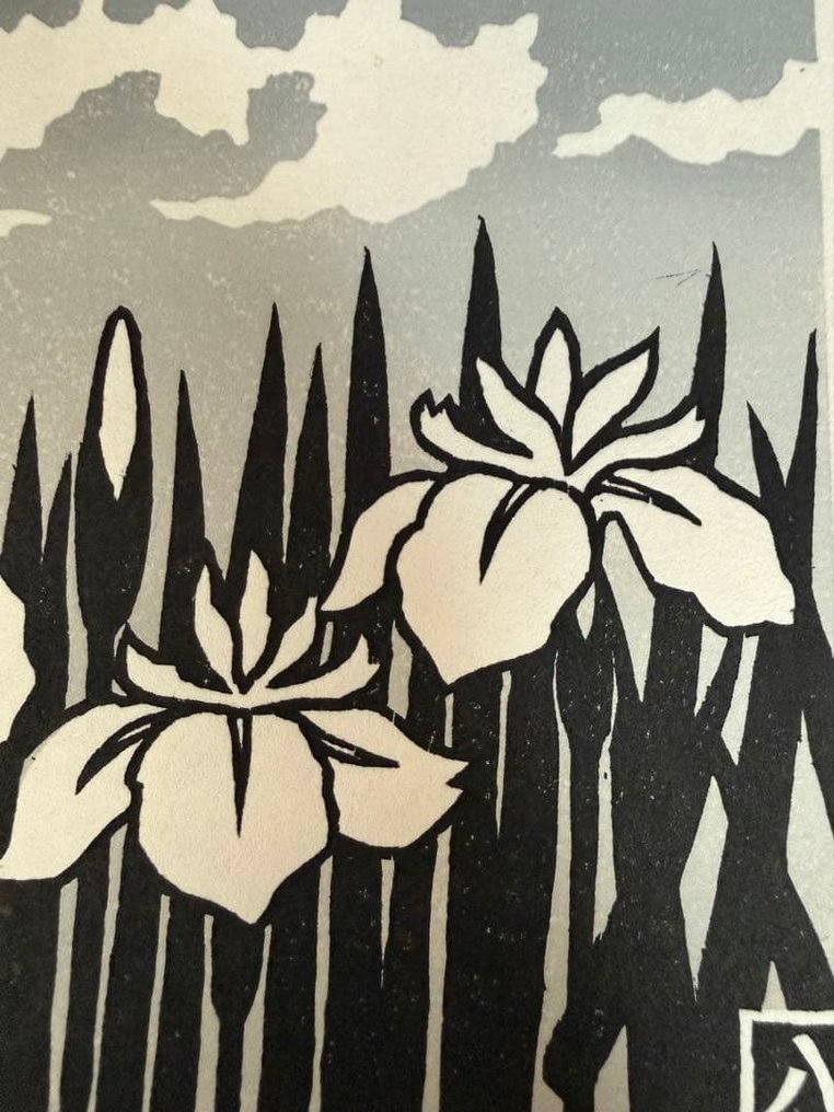 Λουλούδια αρχές καλοκαιριού (Ukiyo-e) - Yaozo Matsumi - Ιαπωνία - 20th century #2.1