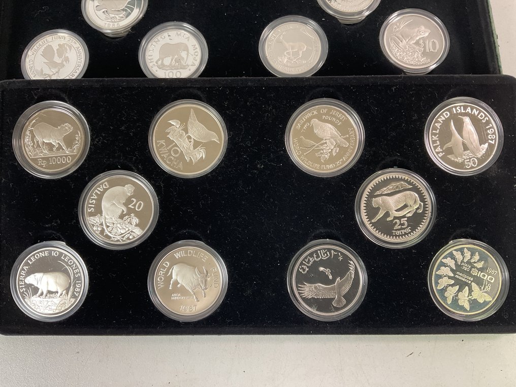 World. 1986 - 1988 WWF World Wildlife Fund Coin Collection #3.2