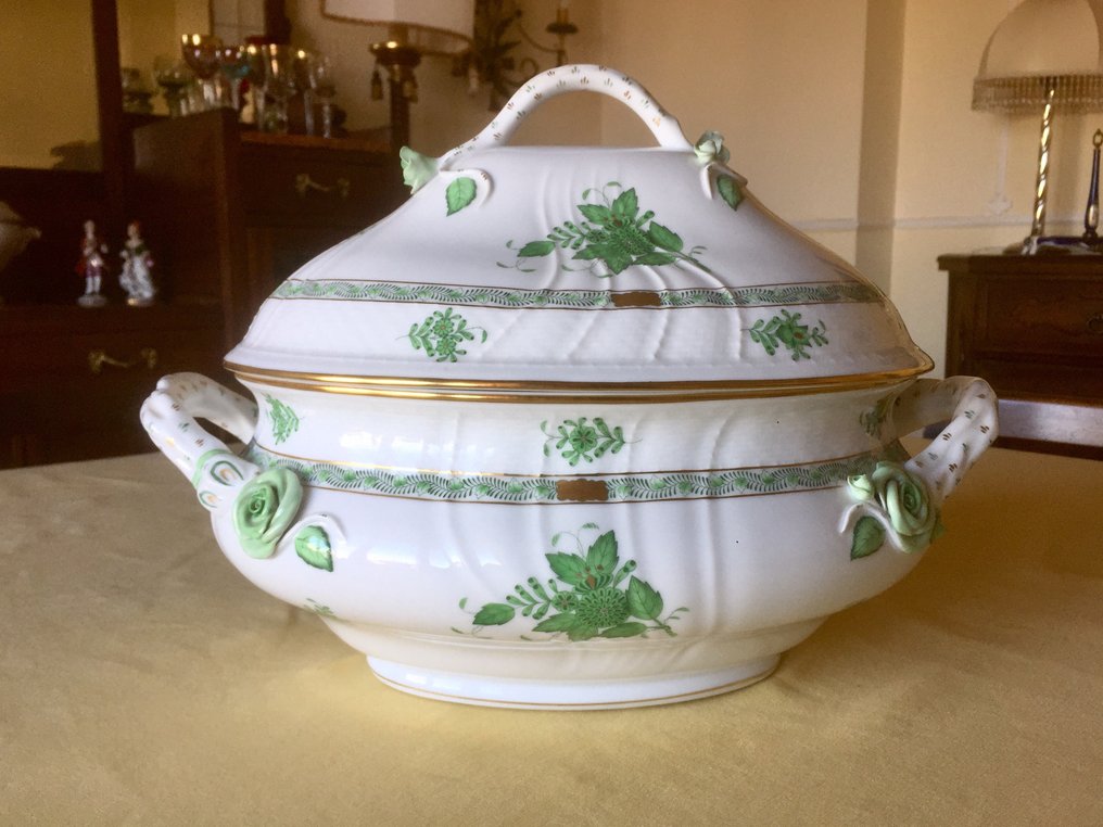 Herend - Levesestál - Apponyi - Porcelán - Kínai csokor #1.0