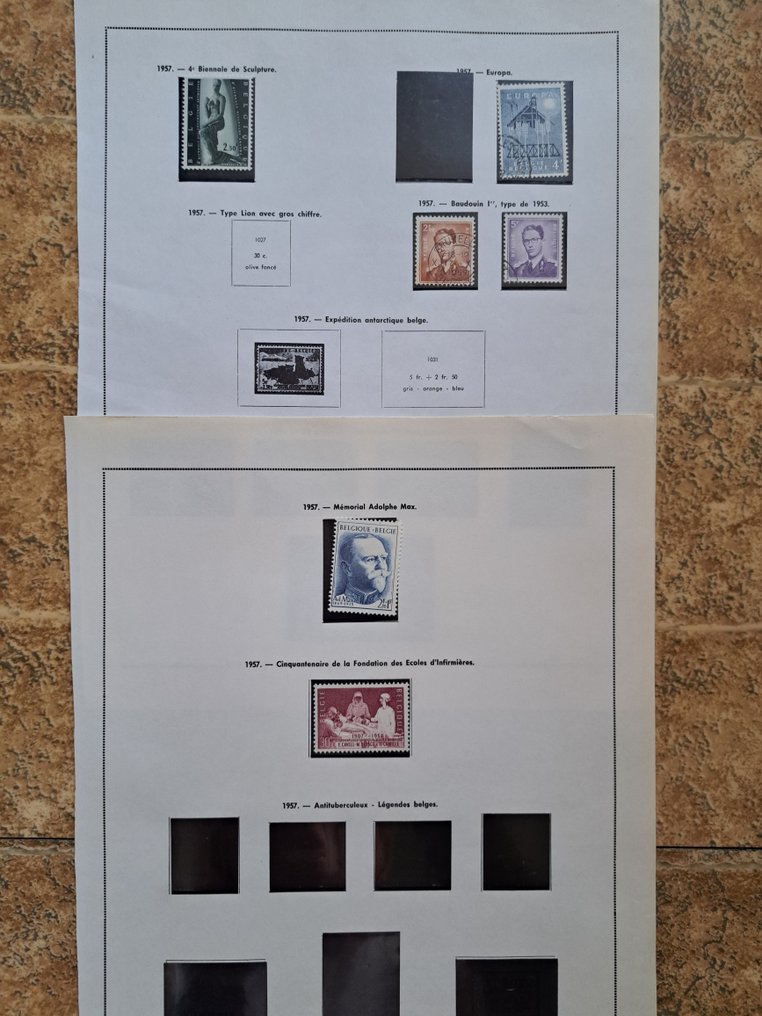 比利时 1936 - 比利时特殊邮票，邮票集 1936-2020+。 #3.2