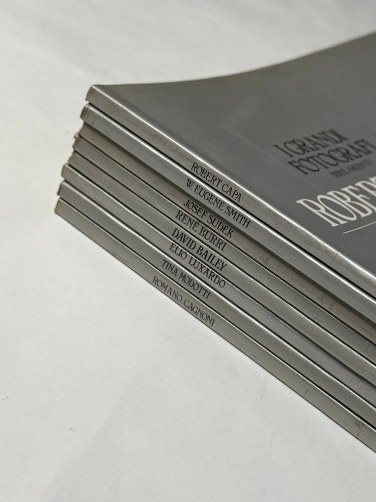 Lotto 8 libri - R. Capa, J. Sudek, T. Modotti, R. Burri, D. Bailey etc etc - 1983 #1.0