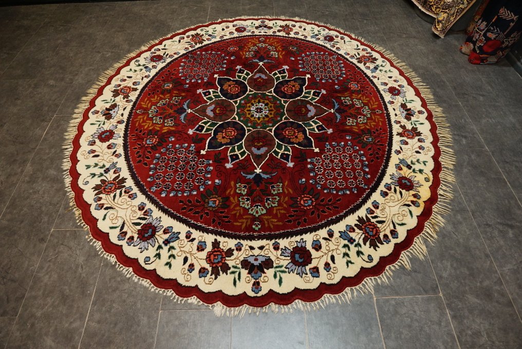 Runder Tabriz - Teppich - 253 cm - 253 cm #1.0