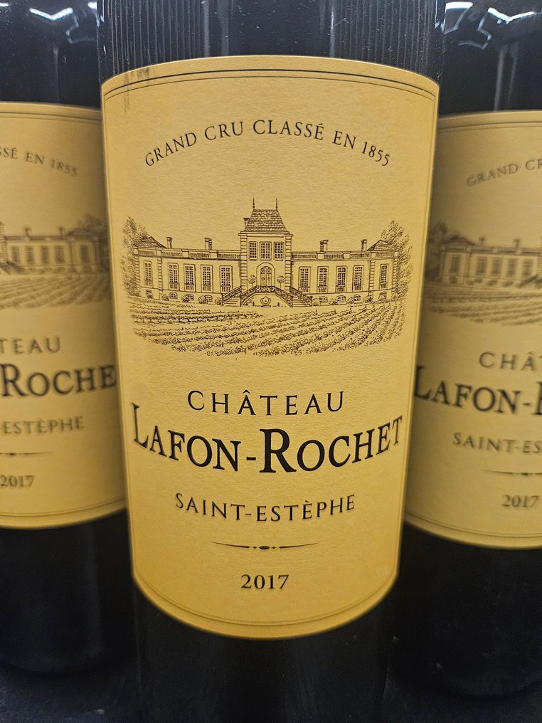 2017 Chateau Lafon-Rochet - Saint-Estèphe Grand Cru Classé - 5 Pullot (0.7 L) #1.0