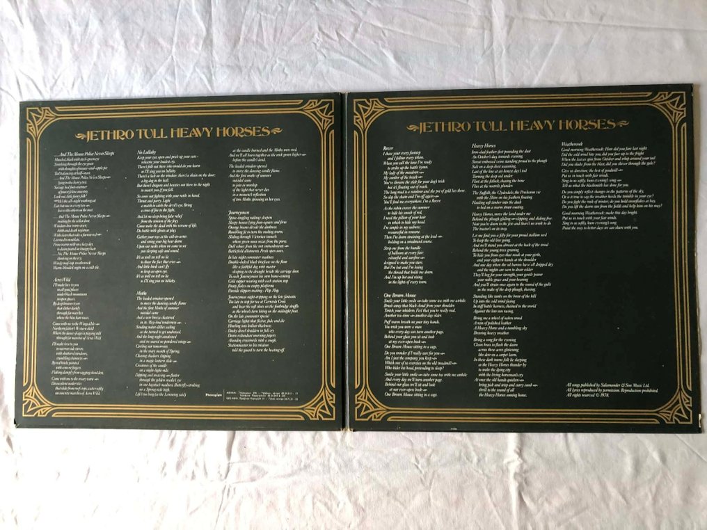 Jethro Tull - Heavy Horses - All is Absolute Mint, Factory 1978 Release direct to you! - Album LP (oggetto singolo) - 1978 #2.1