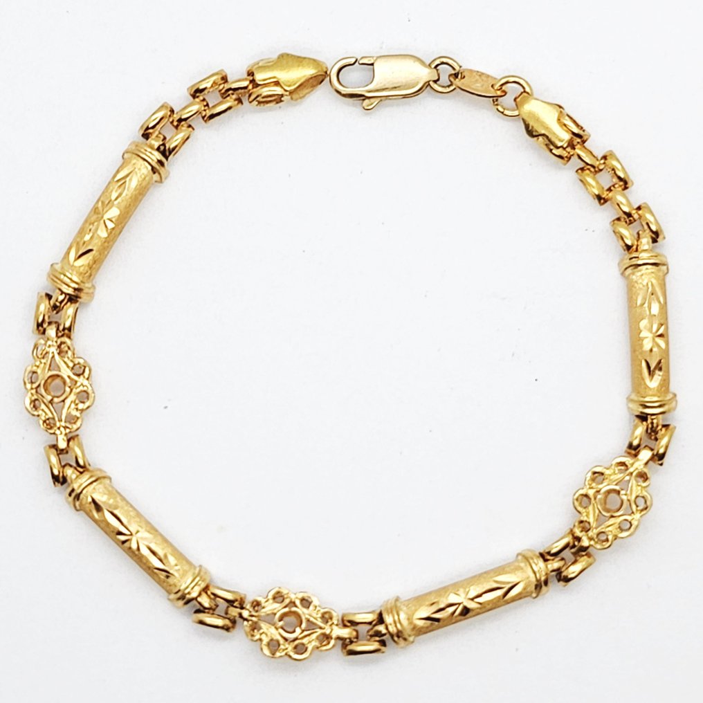 Βραχιόλι - 18 καράτια Κίτρινο χρυσό #1.0