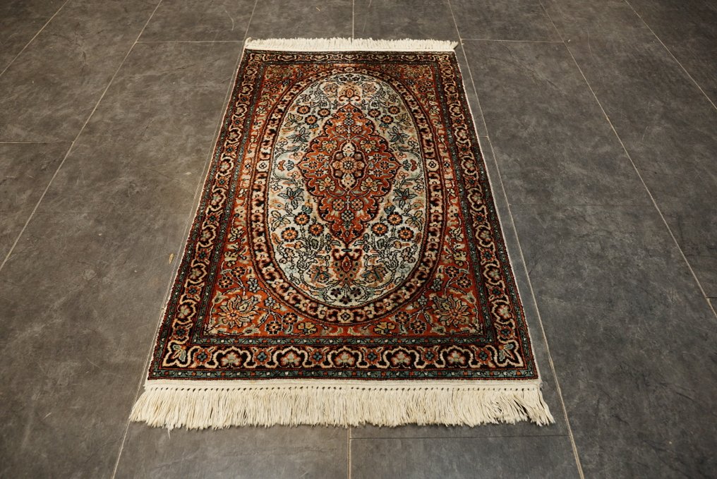 Kaschmir Seide - Teppich - 93 cm - 63 cm - Perfekt #1.0