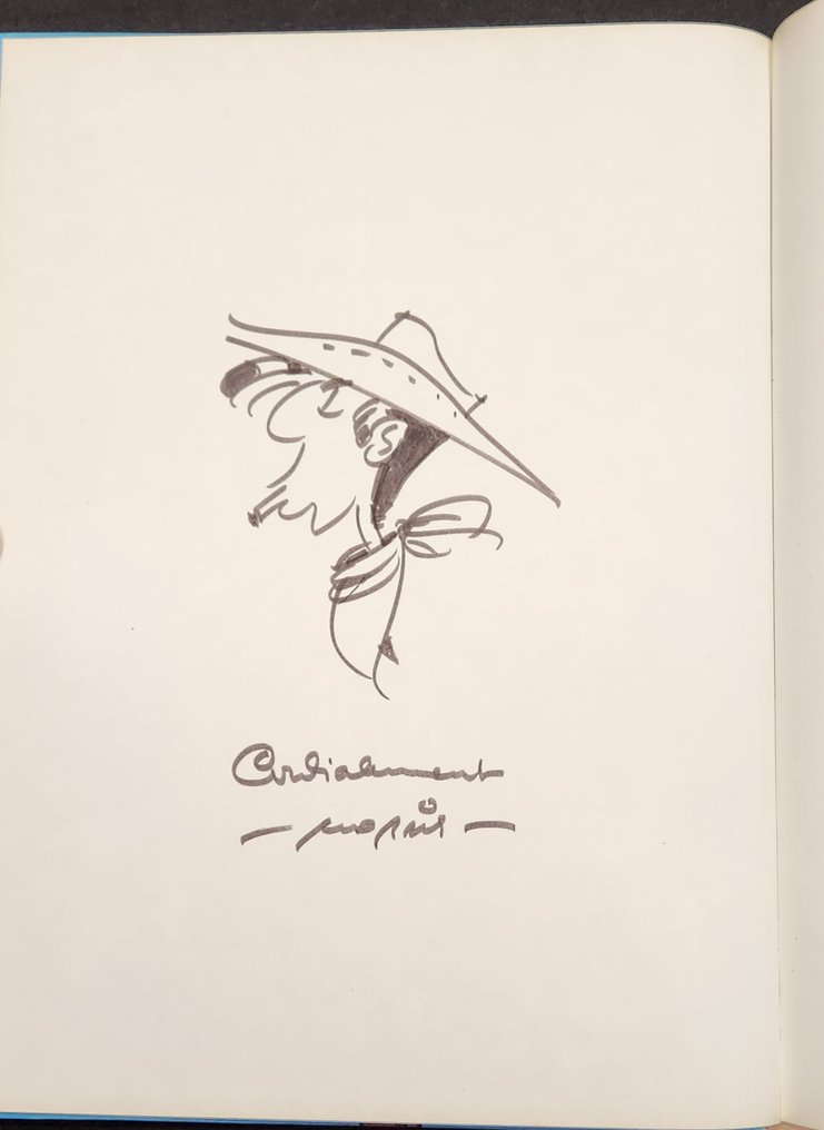 Lucky Luke T46 - Le Fil qui chante + dédicace - C - 1 Album - Első kiadás - 1977 #1.0