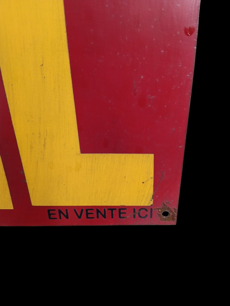 汽油泵 (1) - Shell - Ancienne plaque Shell - 1920-1930 #3.2