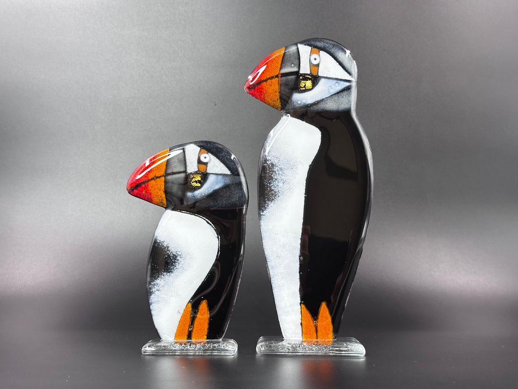 Studio Habrat - Figurine - Puffin (2) - fusing #1.0