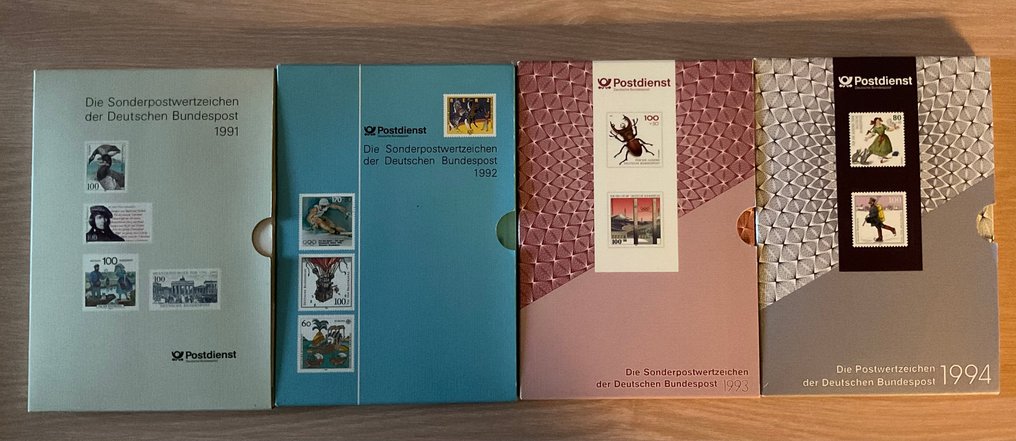 德国，联邦共和国 1975/1994 - BUNDESPOST；由德国邮政发行的20年纪念册 #4.3