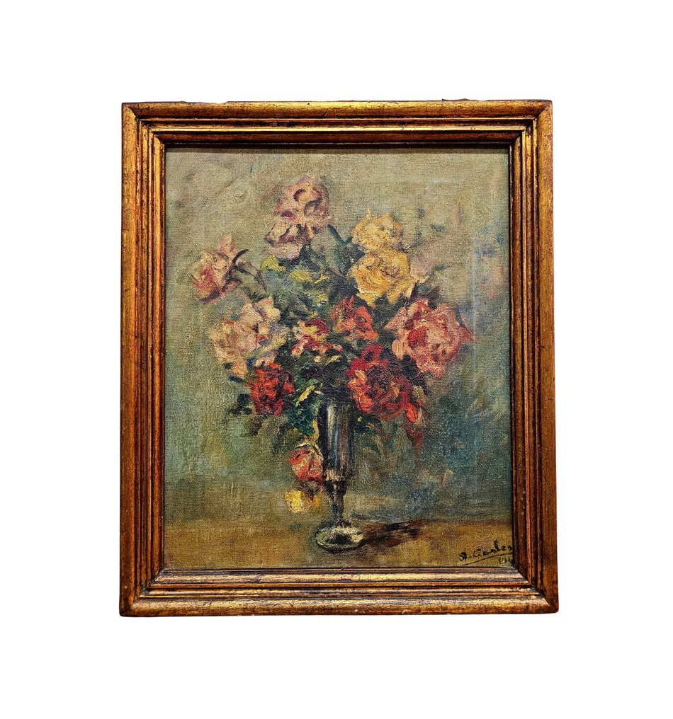 Domènec Carles Rosich (1888–1962) - NO RESERVE - Vase Of Flowers #2.1