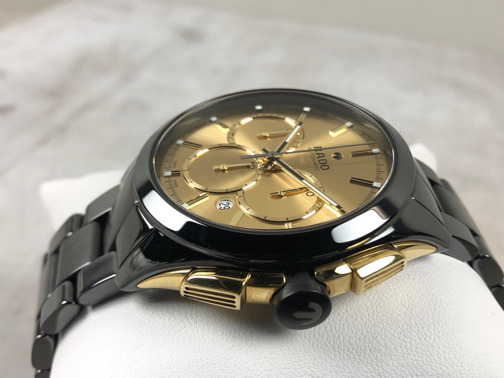 Rado - HyperChrome Chronograph Automatic 18K 750 Gold/ Ceramic Limited Edition - 650.0589.3.069 - Mænd - 2010-2020  #2.1