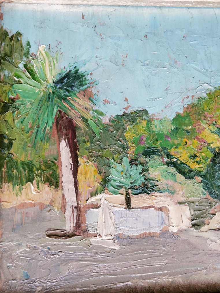 Armando Spadini (1883 - 1925) - Un angolo di Villa Borghese #3.2