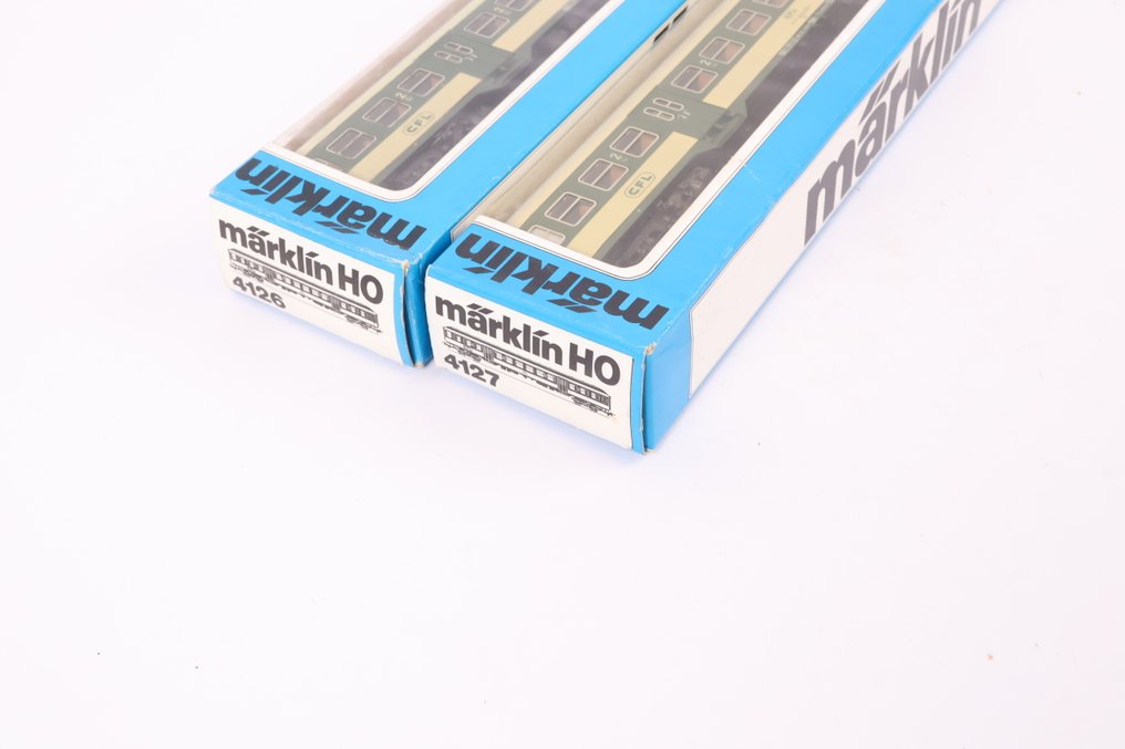 Märklin H0轨 - 4126/4127 - 模型火车客运车厢 (2) - 两辆客车厢 - CFL #2.1
