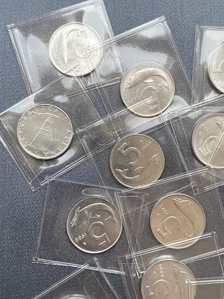 意大利，世界。. Collection of Coins 227 Monete 1948/1999  (沒有保留價) #3.2