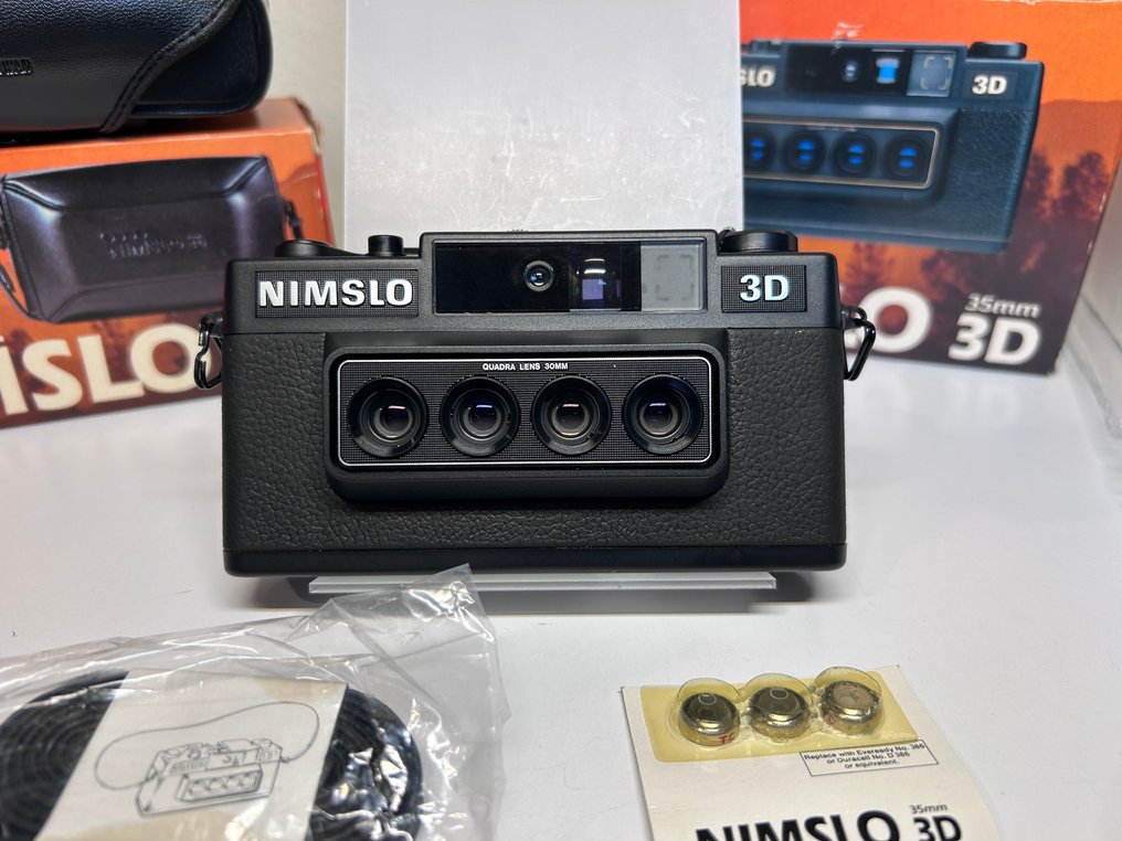 Nimslo Nimslo 3D with case, boxes and more... Aparat analogowy #1.0