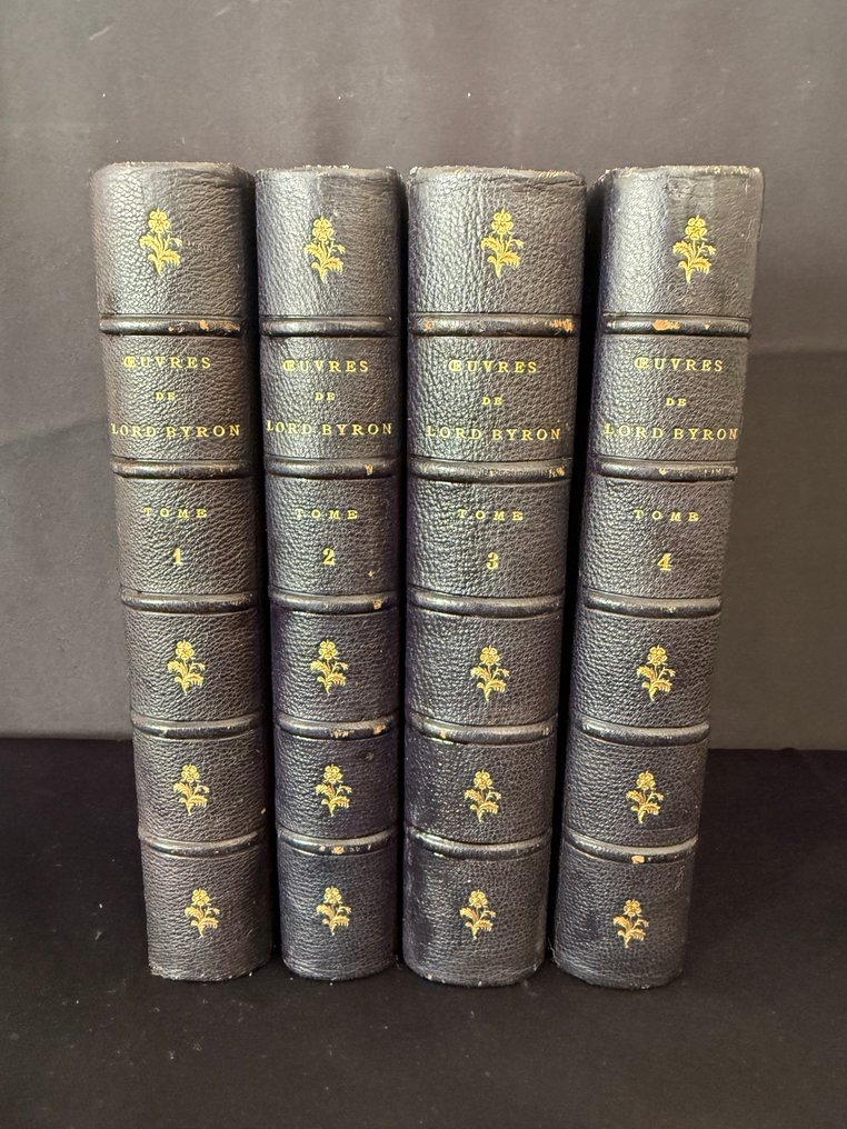 Lord Byron / Benjamin Laroche - Œuvres Complètes de Lord Byron traduites par Benjamin Laroche — Edition Hachette 1868-1869 — 4 tomes - 1868 #2.1