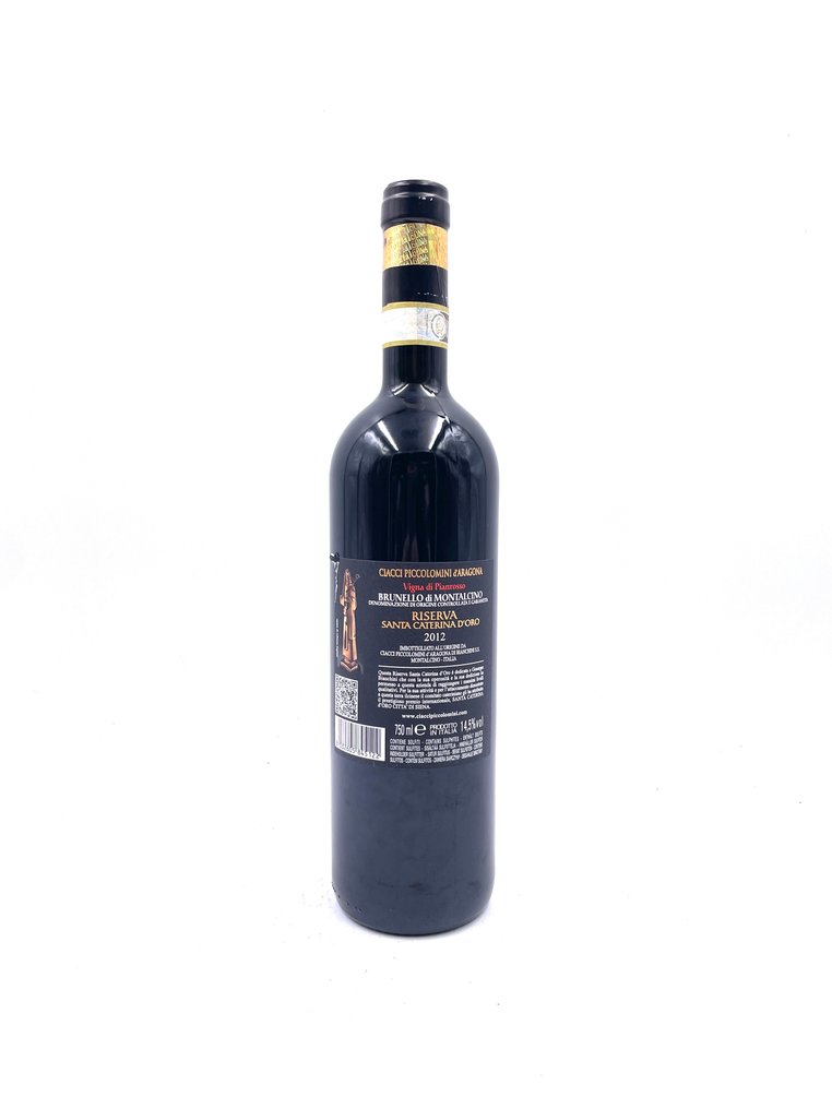 2012 Ciacci Piccolomini d'Aragona, Vigna di Pianrosso - 蒙达奇诺·布鲁奈罗 Riserva - 1 Bottle (0.75L) #1.0