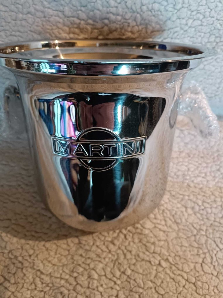 Martini, vintage, en métal. - Παγωνιέρα - Μέταλλο - Seau Martini #2.1