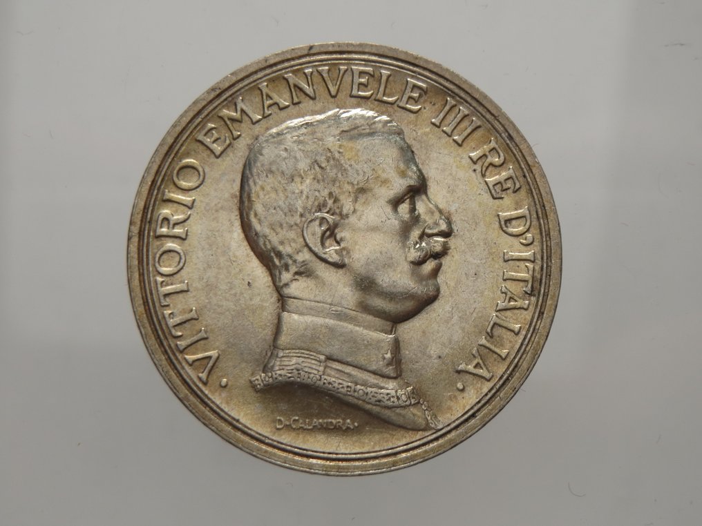 義大利王國 2 Lire 1916 "Quadriga Briosa"  (沒有保留價) #1.0