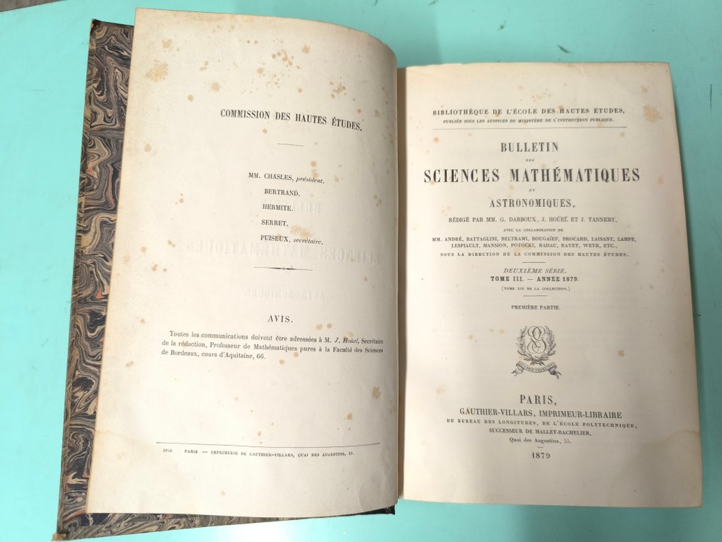 Multiple - Bulletin des Sciences Mathématiques et Astronomiques - 1873-1881 #1.0