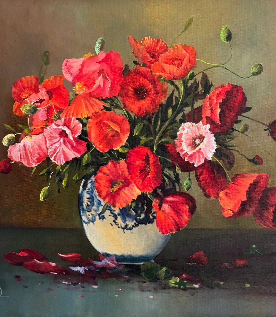 Turan Duyar - Vase of anemones #2.1