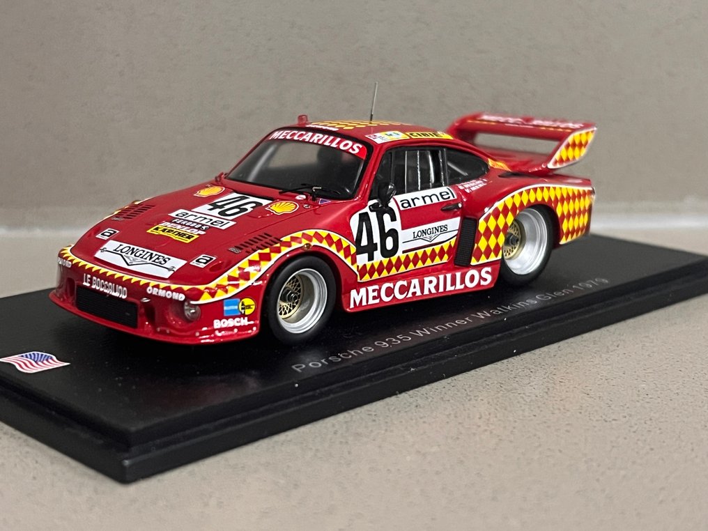 Spark 1:43 - Αυτοκίνητο μοντελισμού - Porsche 935 Winner Watkins Glen 1979 - Περιορισμένης έκδοσης 322/500 #4.3